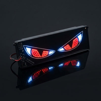 Eyes LED Back Light LED Demon Eyes Universal Light Red & White Car Back Screen Aggressive Eye LED Panel