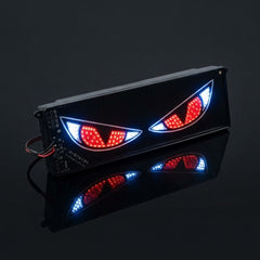 Eyes LED Back Light LED Demon Eyes Universal Light Red & White Car Back Screen Aggressive Eye LED Panel