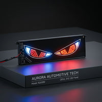 Eyes LED Back Light LED Demon Eyes Universal Light Red & White Car Back Screen Aggressive Eye LED Panel