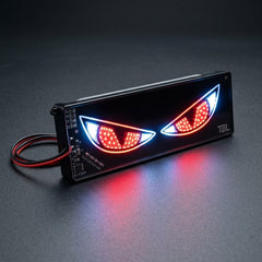 Eyes LED Back Light LED Demon Eyes Universal Light Red & White Car Back Screen Aggressive Eye LED Panel