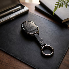 Toyota Corolla 2015 Model Elite Series Metallic Car Key Case Luxury Zinc Alloy Protection Case(Black)