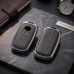 Toyota Raize 2019-2026 Model Elite Series Metallic Car Key Case Luxury Zinc Alloy Protection Case(Black)
