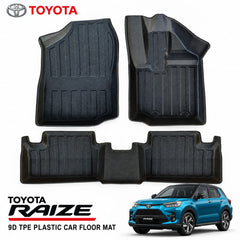 Toyota Raize Heavy Duty All-Weather TPE Car Floor Mats in Premium Quality