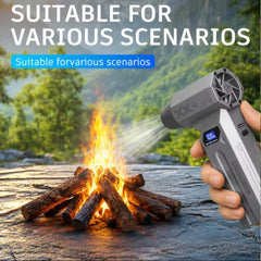 Turbo Fan Rechargeable Air Blower Mini Electric Dust Removal Fan for Car and Outdoor Cleaning Dust