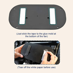 Universal USB 5V Mini Electric Car Fan Low Noise Summer Car Air Conditioner 360 Degree Rotating Cooling Fan Car 1 Pc