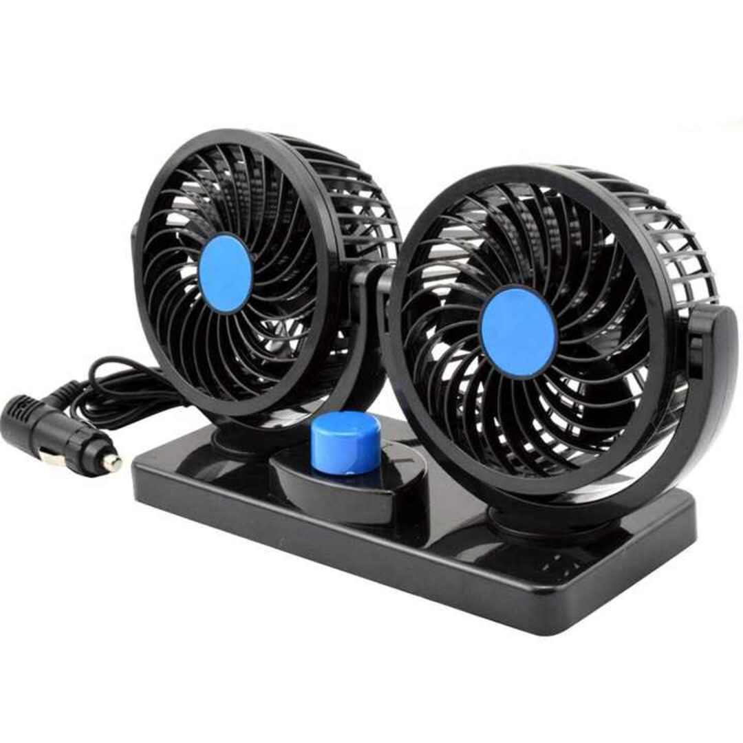 Cir Fan Universal 12V Mini Electric Car Fan Low Noise Summer Car Air Condition ...