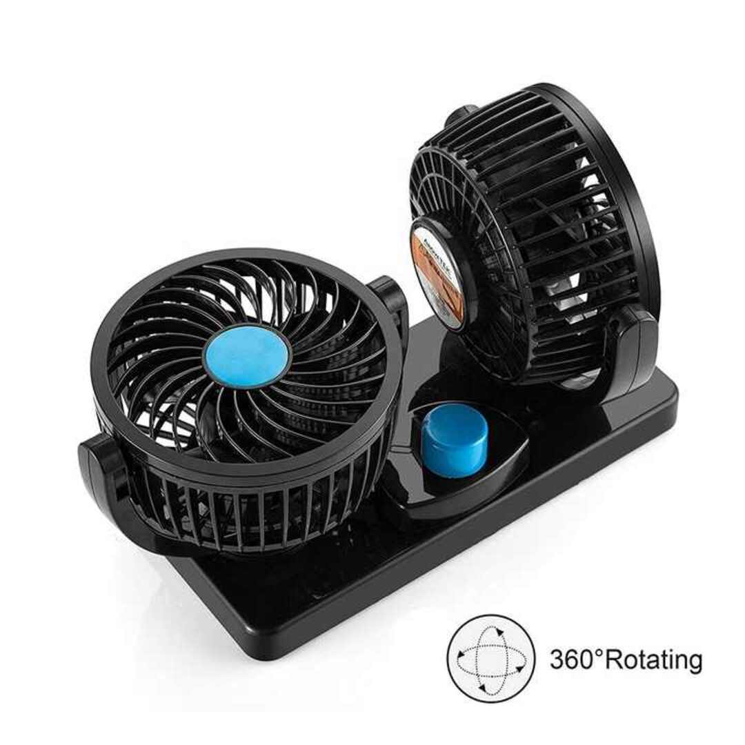 Cir Fan Universal 12V Mini Electric Car Fan Low Noise Summer Car Air Condition ...