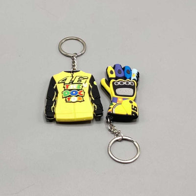 Universal 2 in 1 46 Doctor Glove And Jacket Decor Key Chain In Premium Quality