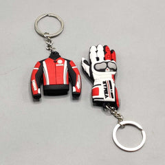 Universal 2 in 1 YAMAHA Glove And Jacket Decor Key Chain In Premium Quality
