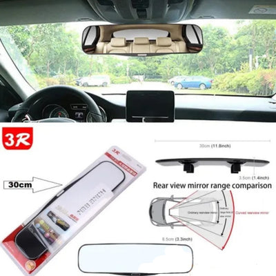 Universal 3R Curve RearView Mirror clip-on wide-angle Mirror For Car 1 Pc