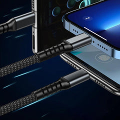 1 Pc Universal 3in1 Multifunctional Convenient Super Fast Charging Data Cable With Data Transfer Function