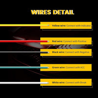 1 Pc Universal 3rd Brake Anti Fog Flexible Rear Window Strip Brake Light With 5 Functions
