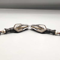 Universal Bike Katana Indicators Audi Style With Parking Light 2 Pcs Set