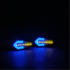 Universal Bike Katana Indicators Audi Style With Parking Light 2 Pcs Set