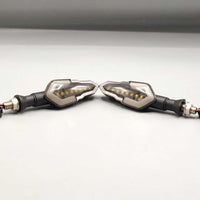 Universal Bike Katana Indicators Audi Style With Parking Light 2 Pcs Set