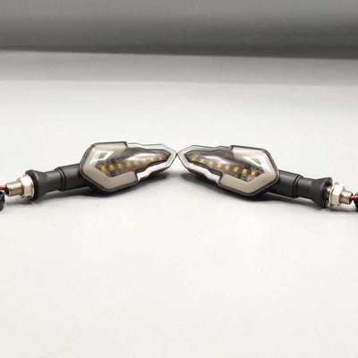 Universal Bike Katana Indicators Audi Style With Parking Light 2 Pcs Set