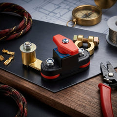 Universal Car Battery Disconnect Switch with Pure Copper Terminal – Heavy Duty Battery Cut-Off Switch