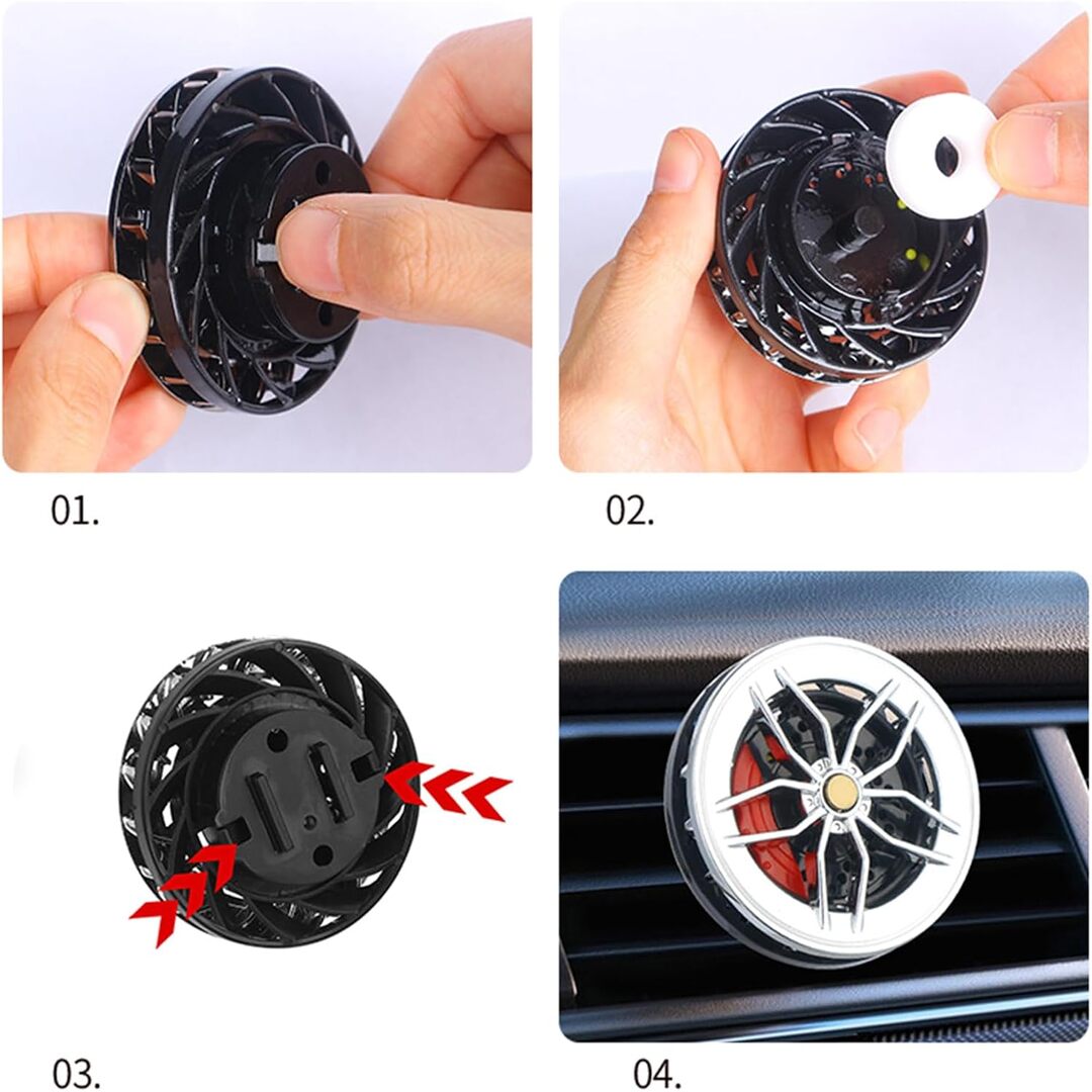 1 Pc Universal Car Decoration Rim Design Air Vent Air Fragrance Diffuser