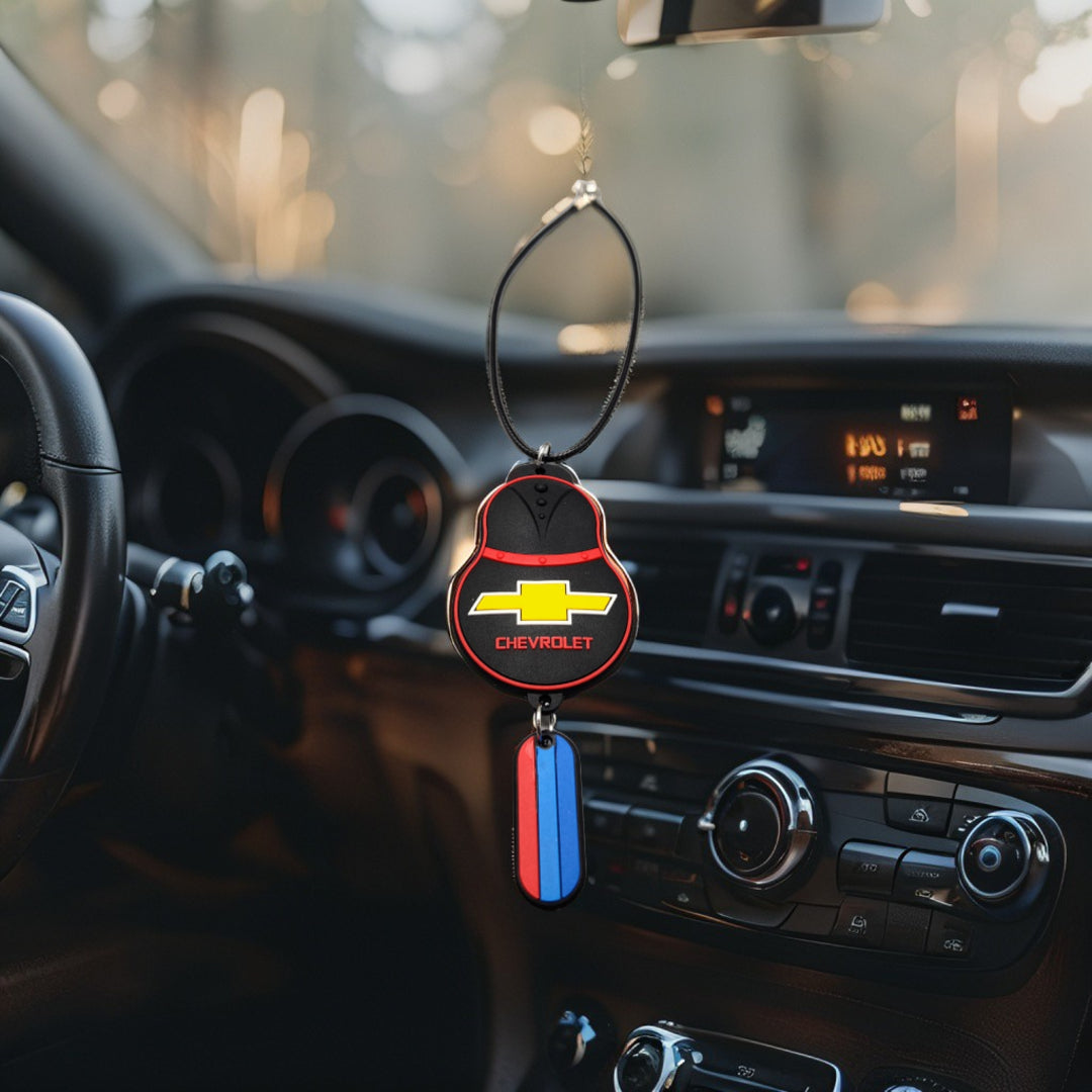 1 Pc Universal Chevrolet Car Hanging Air Freshener, Car Diffusers in Premium Quality