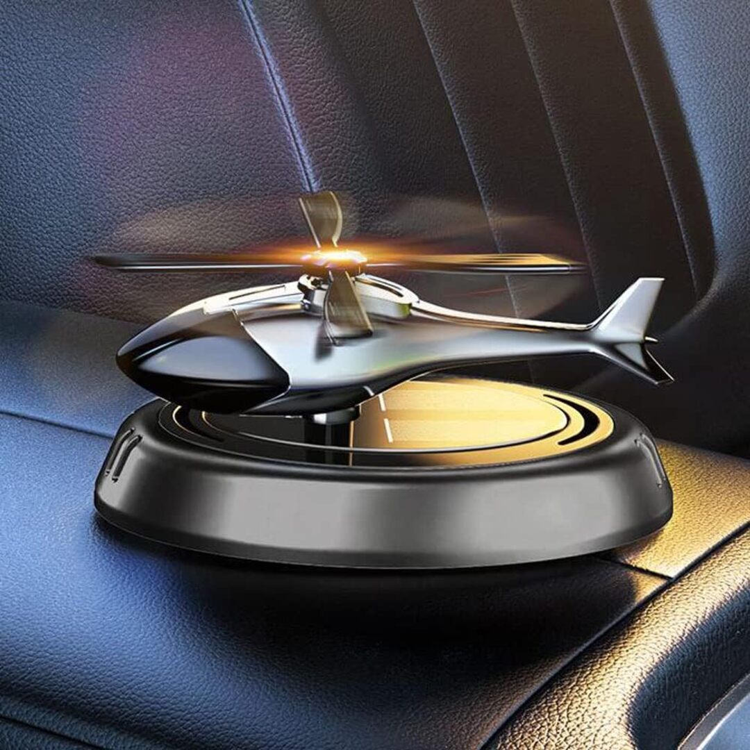 1 Pc Universal Car Solar Helicopter With Air Freshener Refill