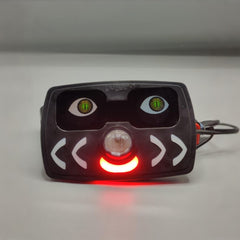 Universal Cat Style Customize Bike Panal With Indicator And Devil Eye Function 1 Pc