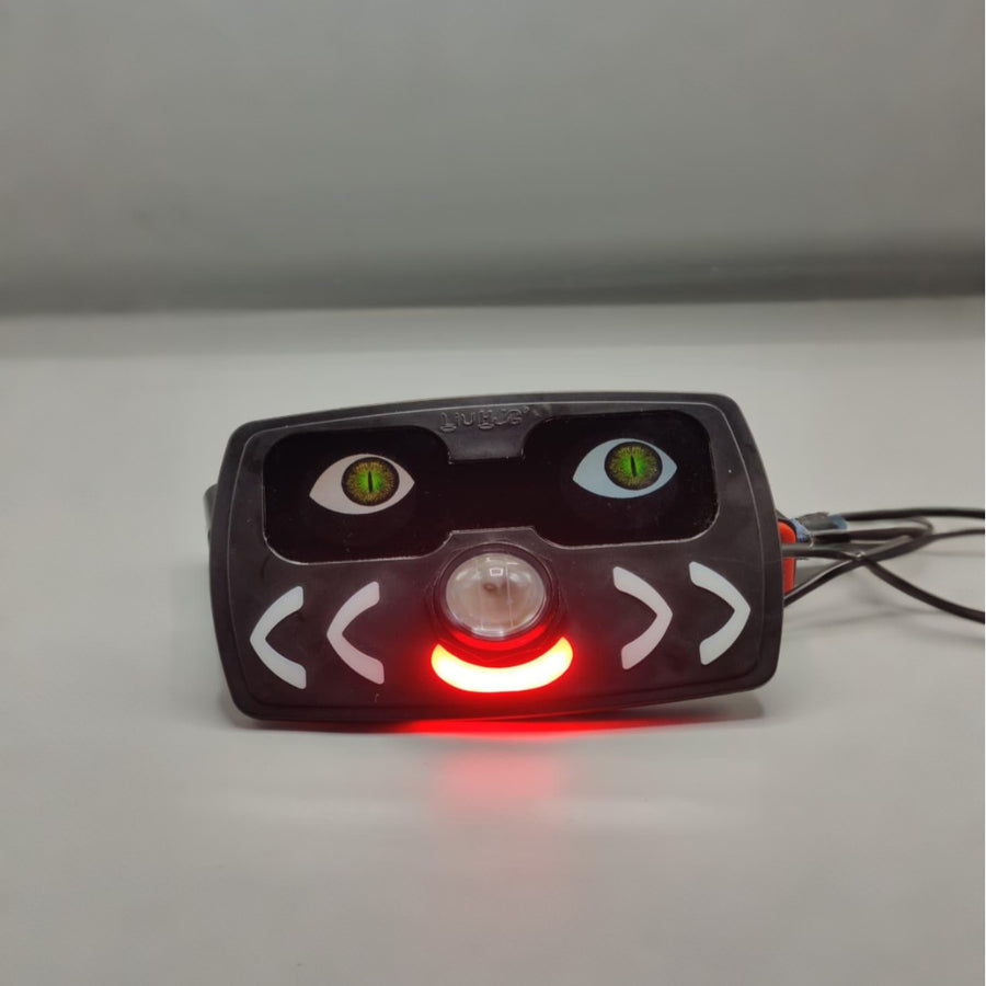 Universal Cat Style Customize Bike Panal With Indicator And Devil Eye Function 1 Pc