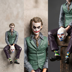 Universal Cool Joker Resin Statue Car Interior Decoration Accessories 1 Pc (Small)
