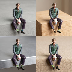 Universal Cool Joker Resin Statue Car Interior Decoration Accessories 1 Pc (Small)