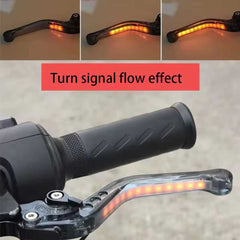 Universal DRL And Indicator Function 6 Position Adjustable Brake & Clutch Lever For Honda CG 125 2 Pcs Set (Red)