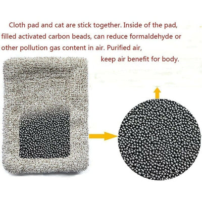 Universal Dashboard Car Sleeping Cat On Carpet Small (Grey)