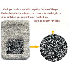 Universal Dashboard Car Sleeping Cat On Carpet Small (Grey)