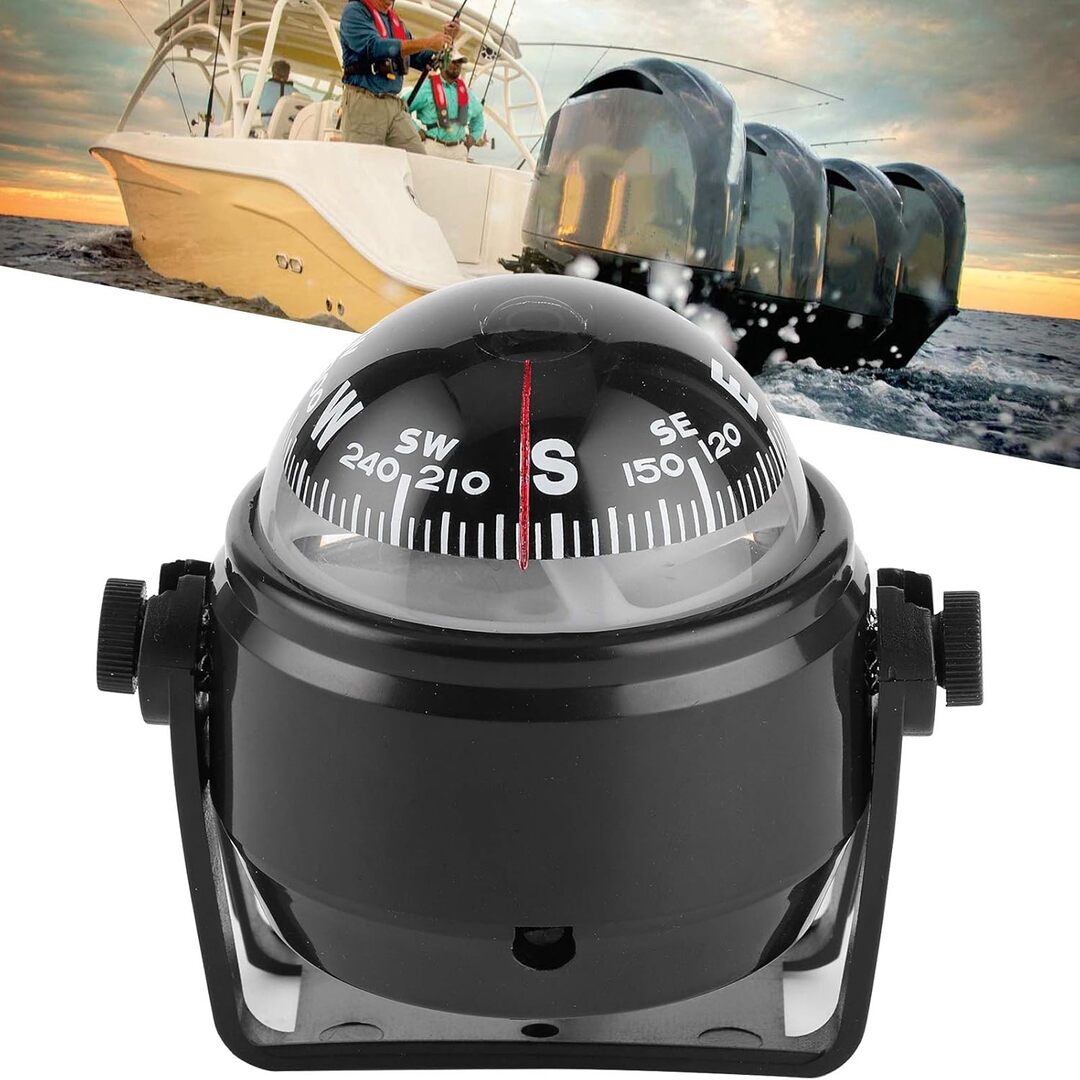 1 Pc Universal Electronic LED Car Compass For Car Navigation