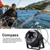 1 Pc Universal Electronic LED Car Compass For Car Navigation