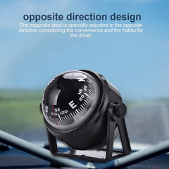 1 Pc Universal Electronic LED Car Compass For Car Navigation