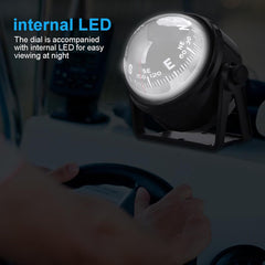1 Pc Universal Electronic LED Car Compass For Car Navigation