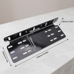 Universal Front Bumper License Plate Mount Bracket 4x4 LED Work Light Fog Light Holder