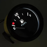 Universal Fuel Level Gauge with LED Backlight & Bracket – 2 Inch Auto Fuel Level Meter