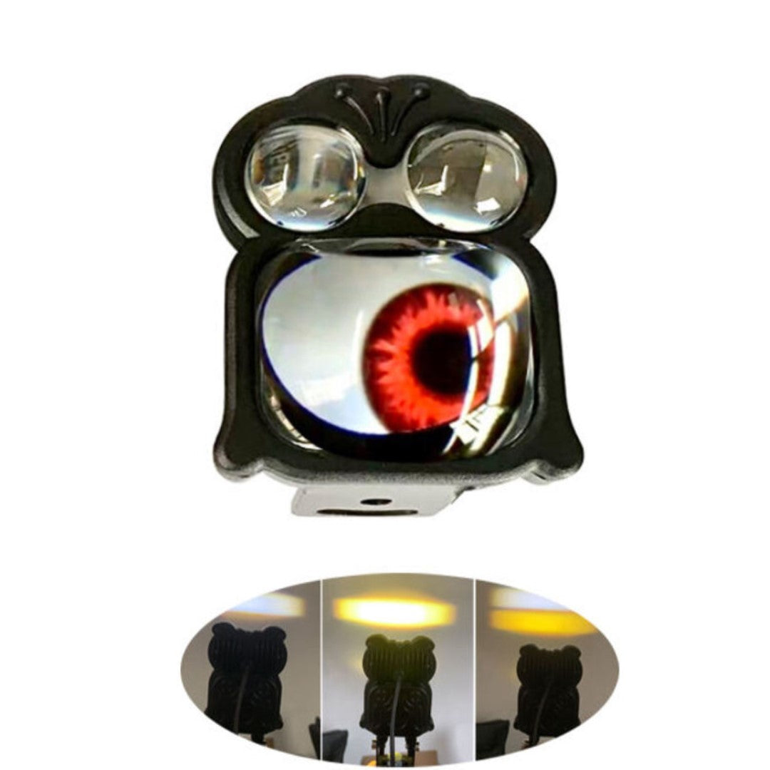 1 Pc Universal HJG 2 SMD Mini Driving Fog Light With One Demon Eye Lens in Premium Quality