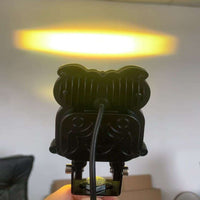 2 Pcs Set Universal HJG 2 SMD Mini Driving Fog Light With One Demon Eye Lens in Premium Quality