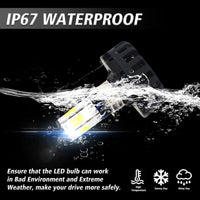 Universal HJG M6 Motorcycle - Bike Headlight LED 35W With Flasher 1 Pc