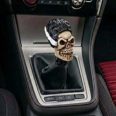 Universal Head Skull Gear Knob Gear Shift Knob Manual Transmission Shifter Lever Stick