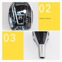 1 Pc Universal Honda Crystal Shape Gear Knob Car LED Handball Crystal Touch Activated