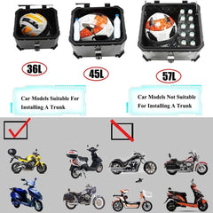 Universal Premium Quality Tail Box With Metal Plate 1 Pc