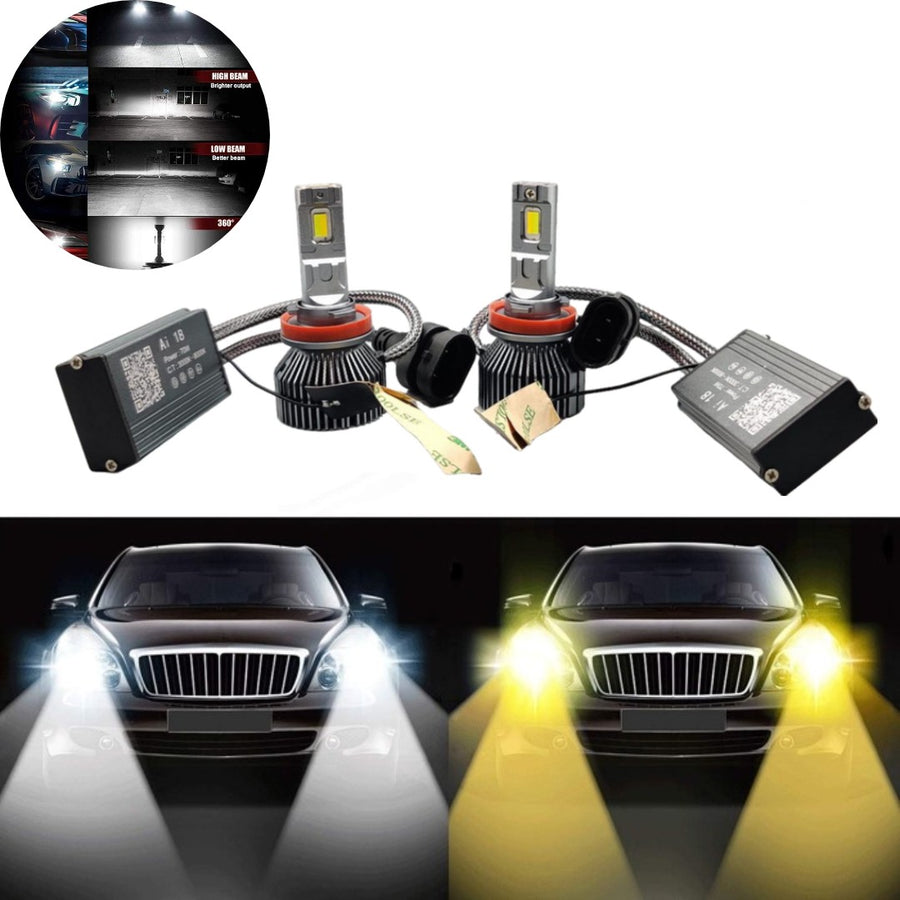 2 Pcs Set Universal LIUHAWK H11 85 Watt App Operated LED
