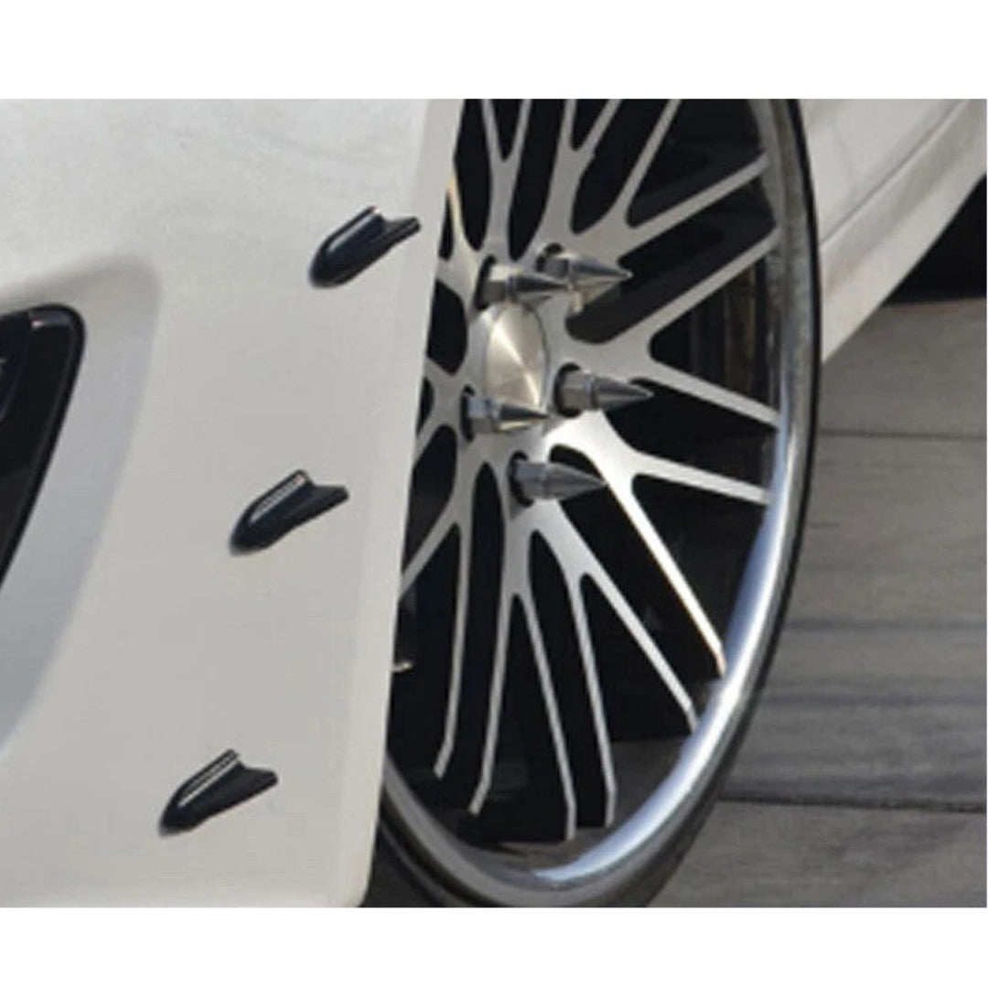 Universal Car Roof Shark Fin Spoiler Wings For Decoration 10 Pcs Set