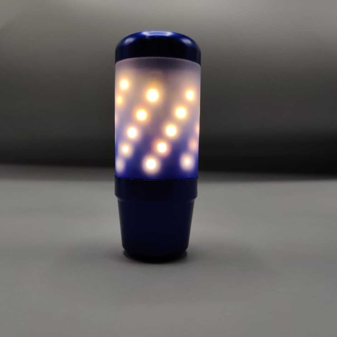 1 Pc Universal Manual Car Gear Knob Car LED Handball With Touch Sensor Button (Blue)