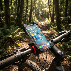 Universal Motorcycle Bike & Bicycles Mobile Phone Holder Stand for Handlebar Driving Navigation for All Smart phones