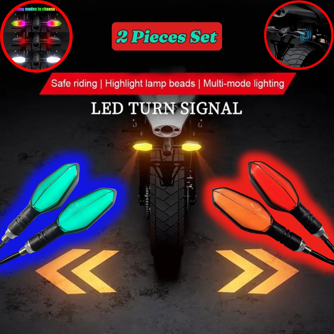 Universal Motorcycle Dynamic Style Indicator With Indicator Arrows in Premium Quality 2 Pcs Set