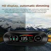 Universal P18 GPS HUD Gauge Car Digital Head Up Display Speedometer Alarm 1 Pc