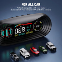 Universal P18 GPS HUD Gauge Car Digital Head Up Display Speedometer Alarm 1 Pc